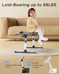 SAIJI Bureau Lap Lap Table de lit pour ordinateur portable, Support pour ordinateur portatif pour lit, Portable Bureau debout léger pour écrire Manger le plancher de canapé pour adultes enfants (20.5"*11.8", Noir)