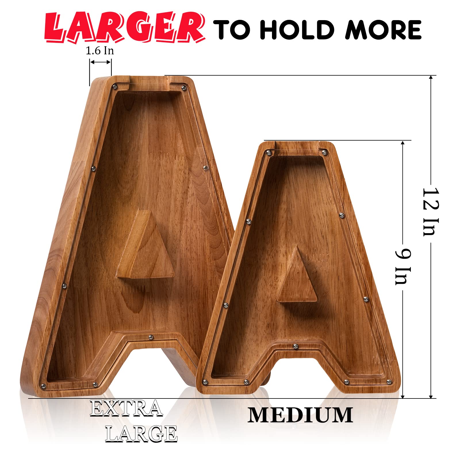 Amazon.co.jp: ladenk 大型木製子供用レター貯金箱 - 男の子と女の子のための貯金箱 - イニシャルT付きアルファベット貯金箱 -  コインバンク 楽しいギフト 誕生日 クリスマス フェスティバル ベビーシャワー : おもちゃ ladenk 大型木製子供用レター貯金箱 - 男の子と  ...