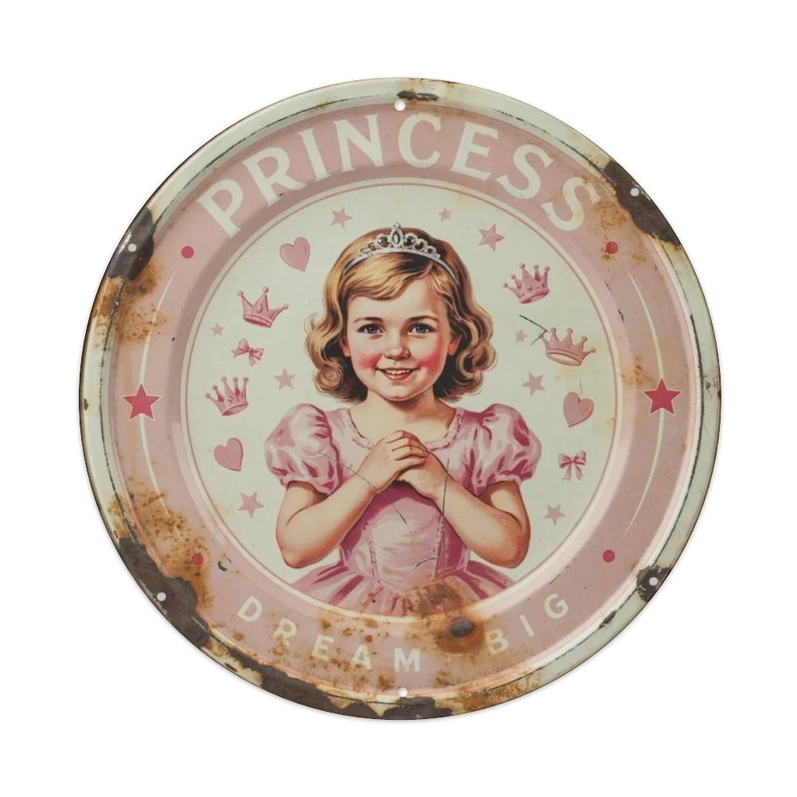 Vintage-Fairy-Tale Metal Tin Sign Plaque
