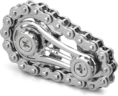 Sprocket Fidget Chain Bike Spinner Toy para niños y adultos, engranaje giratorio de mano para niño y hombre, juguete de escritorio EDC novedoso
