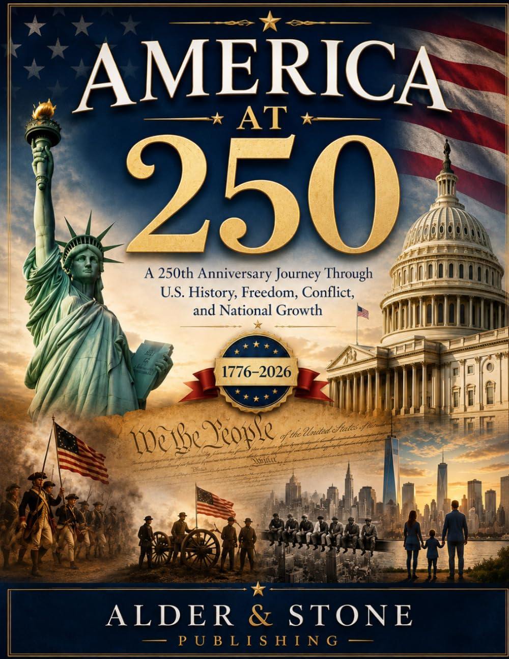 AMERICA AT 250: A 250th Anniversary Journey Through American History, Liberty, Conflict, and the Nation’s Future