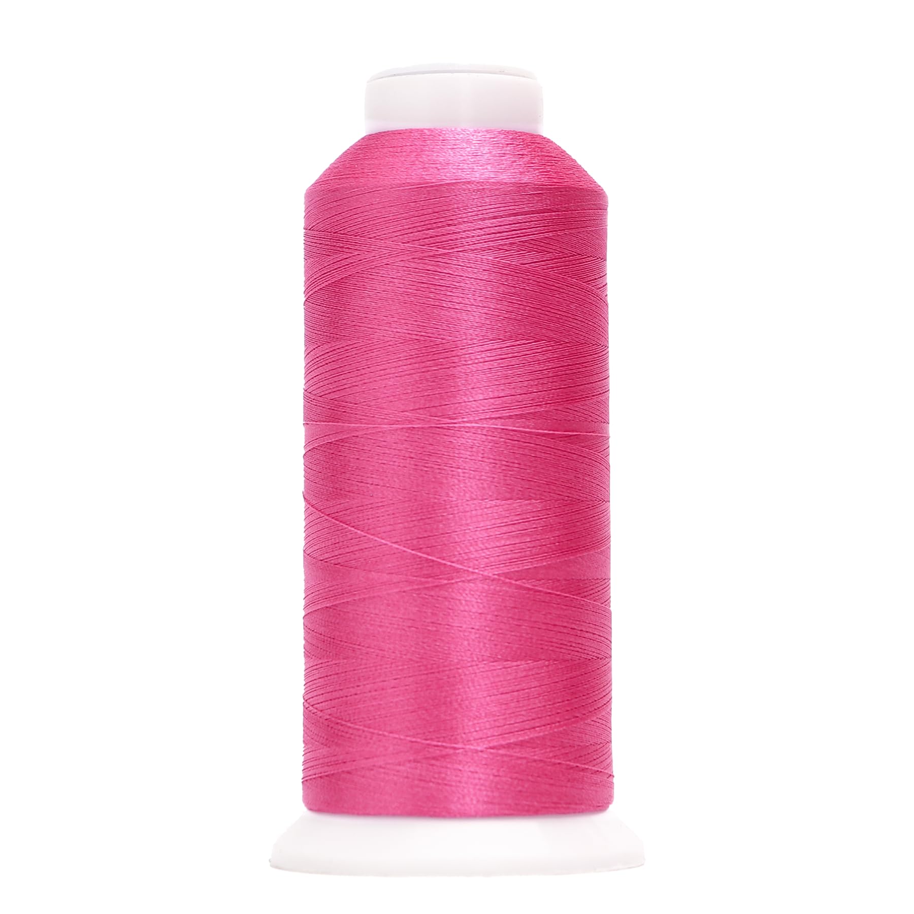 High Tenacity Polyester Embroidery Machine Thread 40WT(120D/2) 4000M Per Spool for Commercial and Domestic Embroidery Machine (Pink Rose-1990)