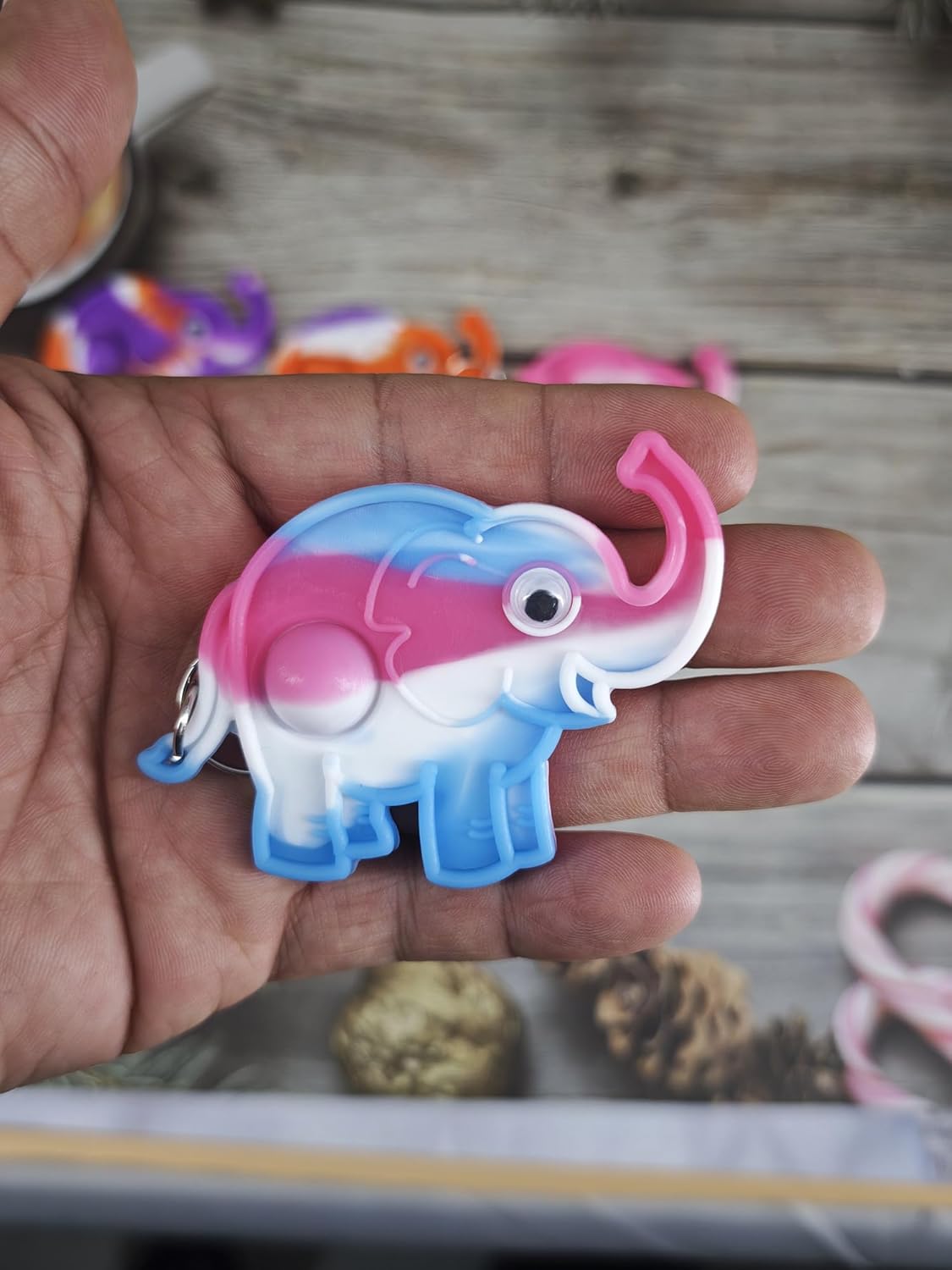 20 Packs Bulk Elephant Animal Classroom Students Prize, Mini Holiday Party Favors