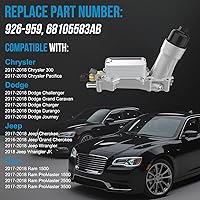 Vista 2 de 926-959 Enfriador de aceite de motor de aluminio, carcasa para filtro de aceite 3.6L Adaptador para 2017-2018 Chrysler 200 300 Jeep Cherokee Grand