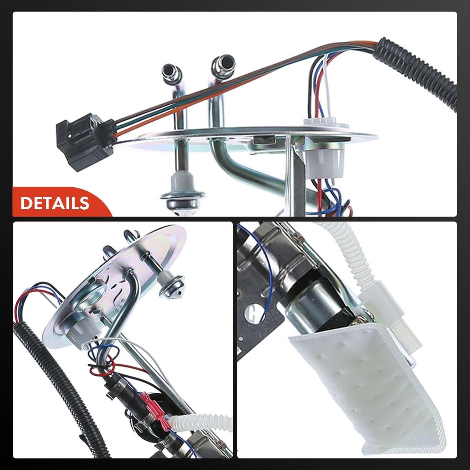 A-Premium Electric Fuel Pump Assembly with Sending Unit Compatible with Ford Ranger 1998 & Mazda B2500 1998 1999 2000, 2.5L 3.0L 4.0L, Gas, Replace# F87Z-9H307AA, ZZP0-13-350