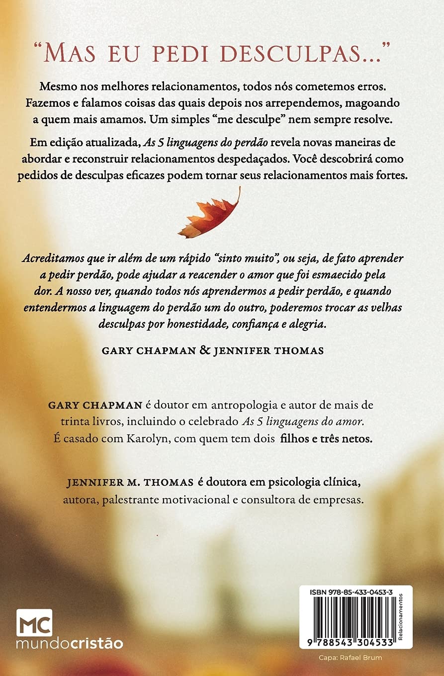 As 5 linguagens do perdão - 2a edição (Portuguese Edition)
