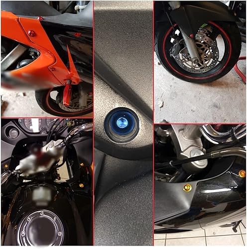 Miniatura 6 de EGEIRA Bodywork Kits Universal Motorcycle Fairing Body Bolts Spire Screw Spring Nuts for Kawasaki Ninja 250 300 650 H2R ZX-6R Z750 Z800 Z1000 Parts