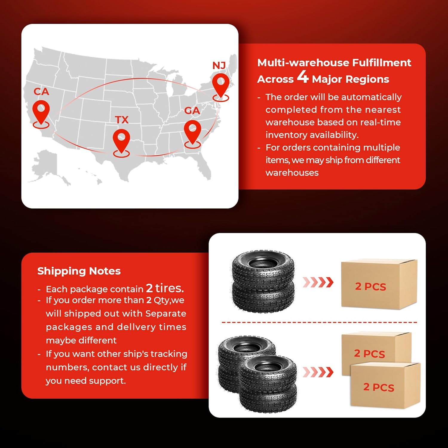 Set of 2 19x7-8 ATV UTV Tires 19x7x8 Mini Bike Tires 4PR Heavy Duty All-Terrain Tire Tubeless Non-Directional Tread