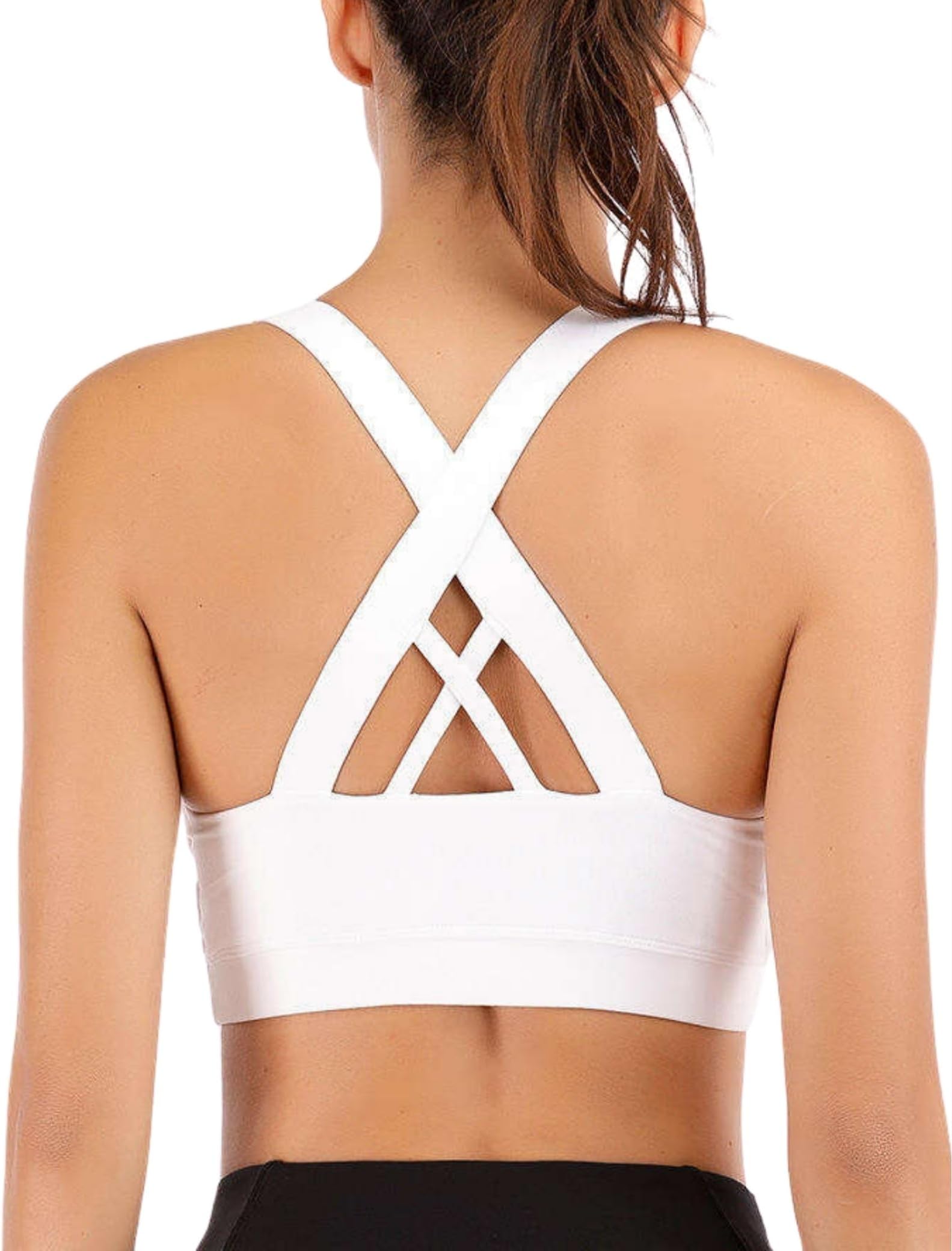 LAJERINSports Bras for Women, Women's Sports Bra High Impact Bra Full Coverage, Bras for Women Removable Pads