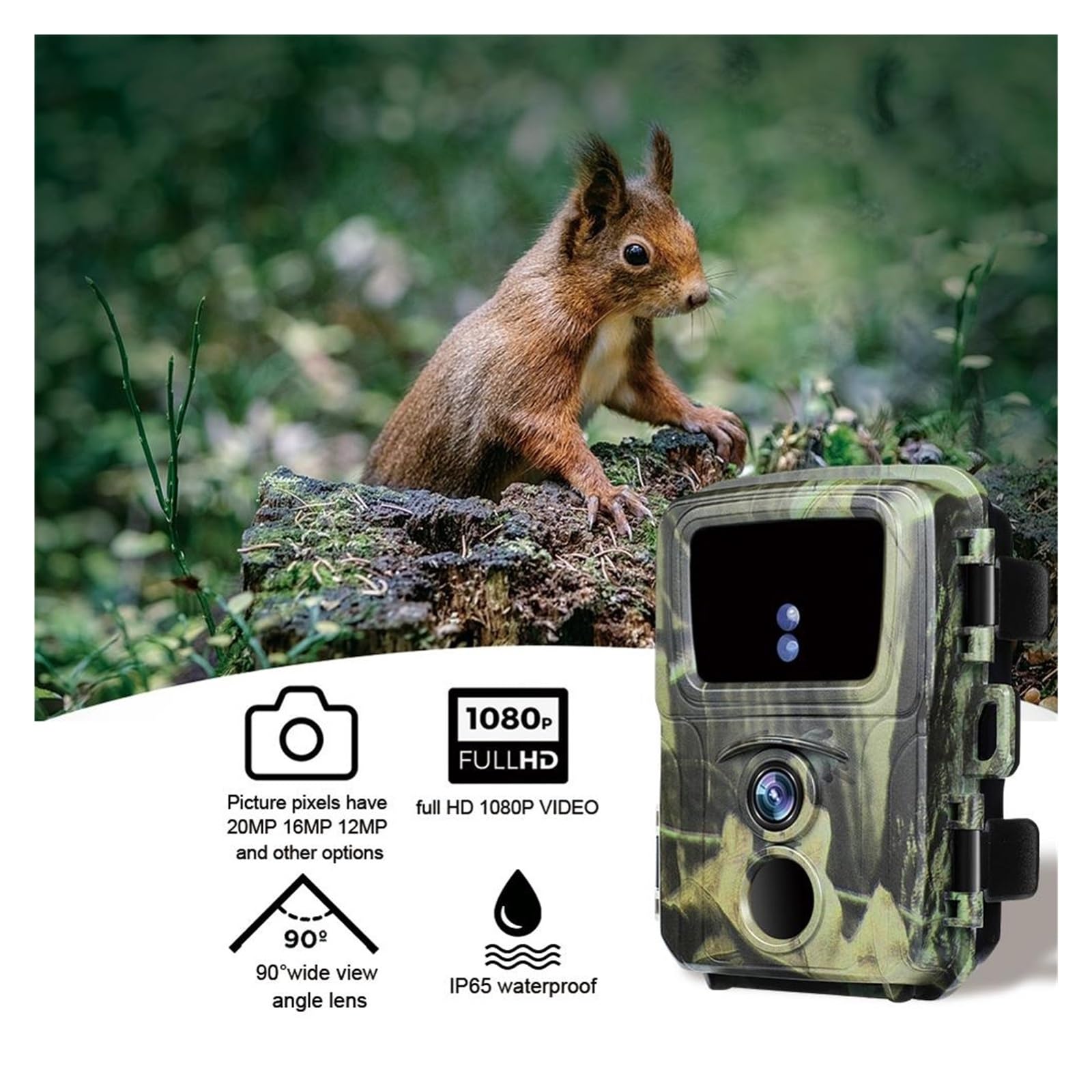 Mini Kamera Myśliwska Trail 20MP 1080P Dzika Pułapka Na Zdjęcia Mini600 Kamery Dzikich Zwierząt Leśnych IP65 Wodoodporny Tor Nadzoru