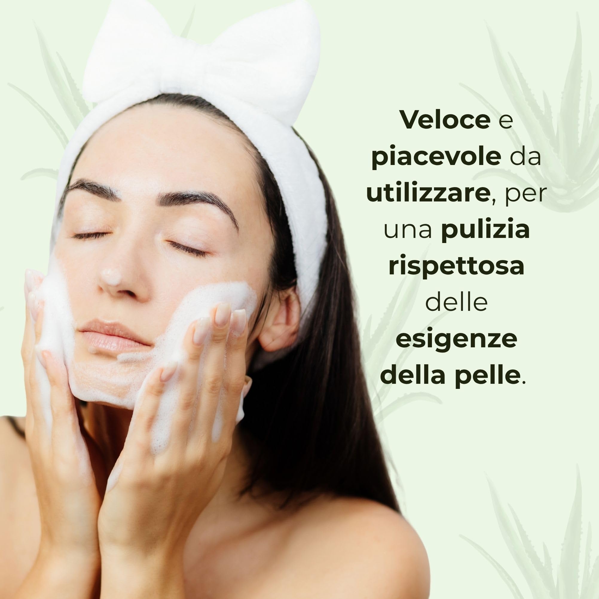 Bottega Verde - Aloe, Gel Detergente Viso, 200 ml, Idratante e Lenitivo con 20% di Succo di Aloe Bio, Detersione Delicata per Tutti i Tipi di Pelle, Formula Fresca e Naturale