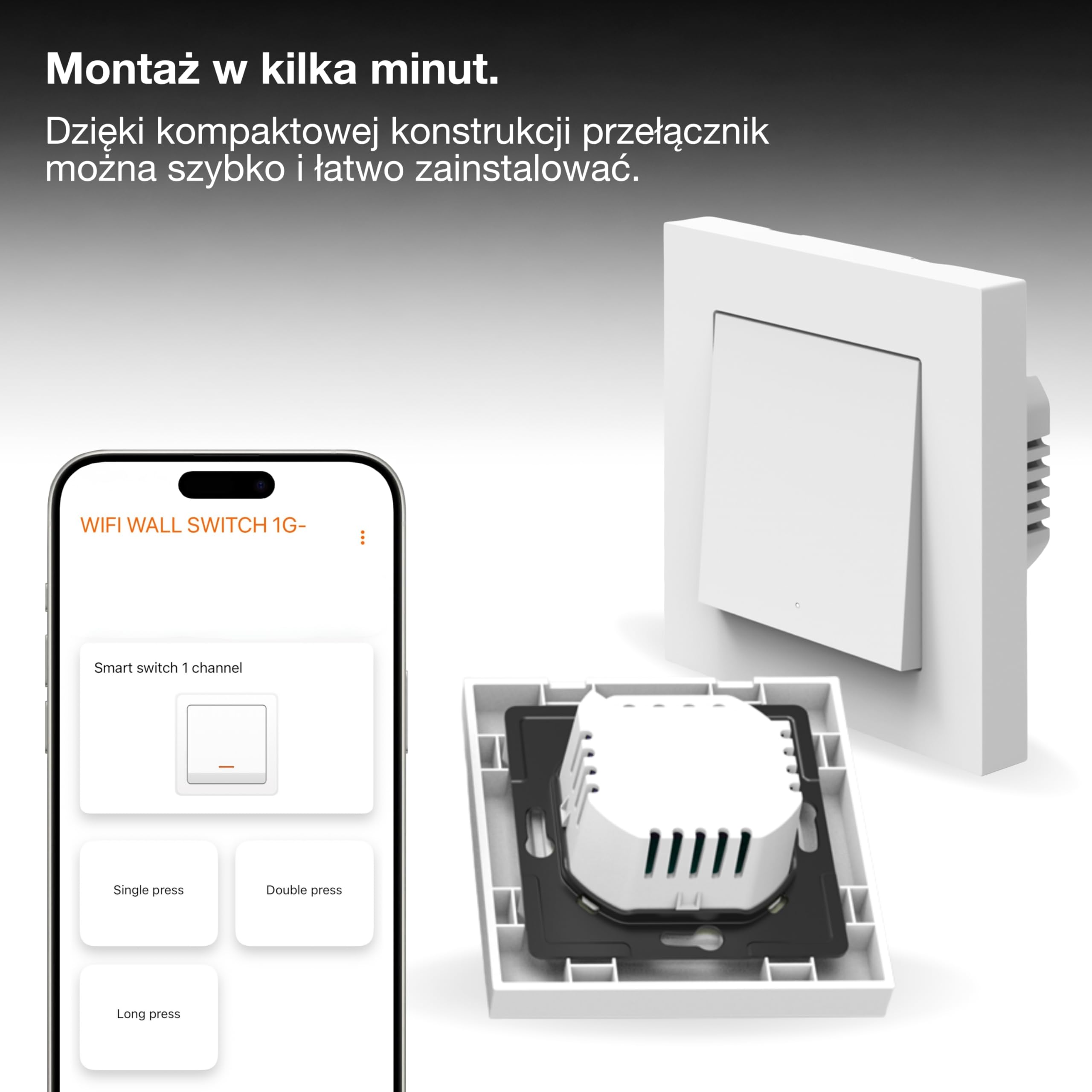 SMART+ WIFI MATTER WALL SWITCH 1 Channel