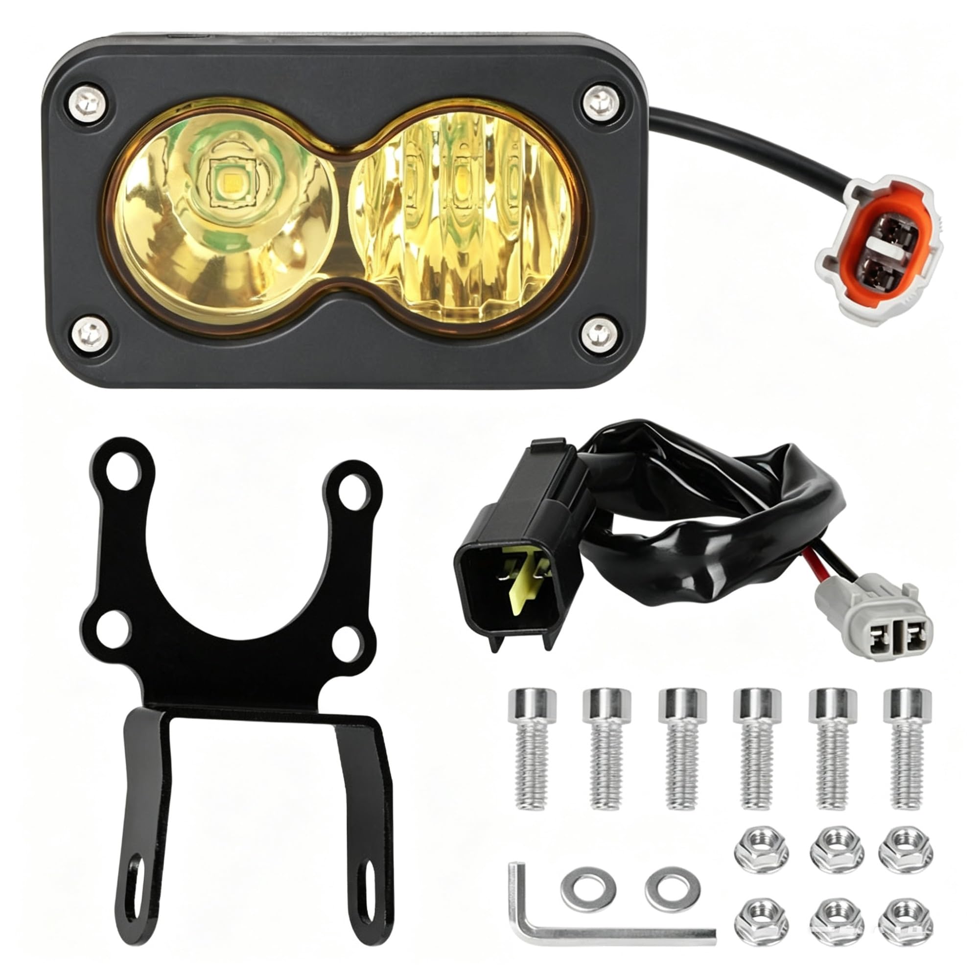 LED Fendinebbia Faro Principale 20 W Per SurRon Faro Moto | Faro Principale Spot Flood Per Kit Combinato 6000-6500K Per Luce Per Ape Per Segway