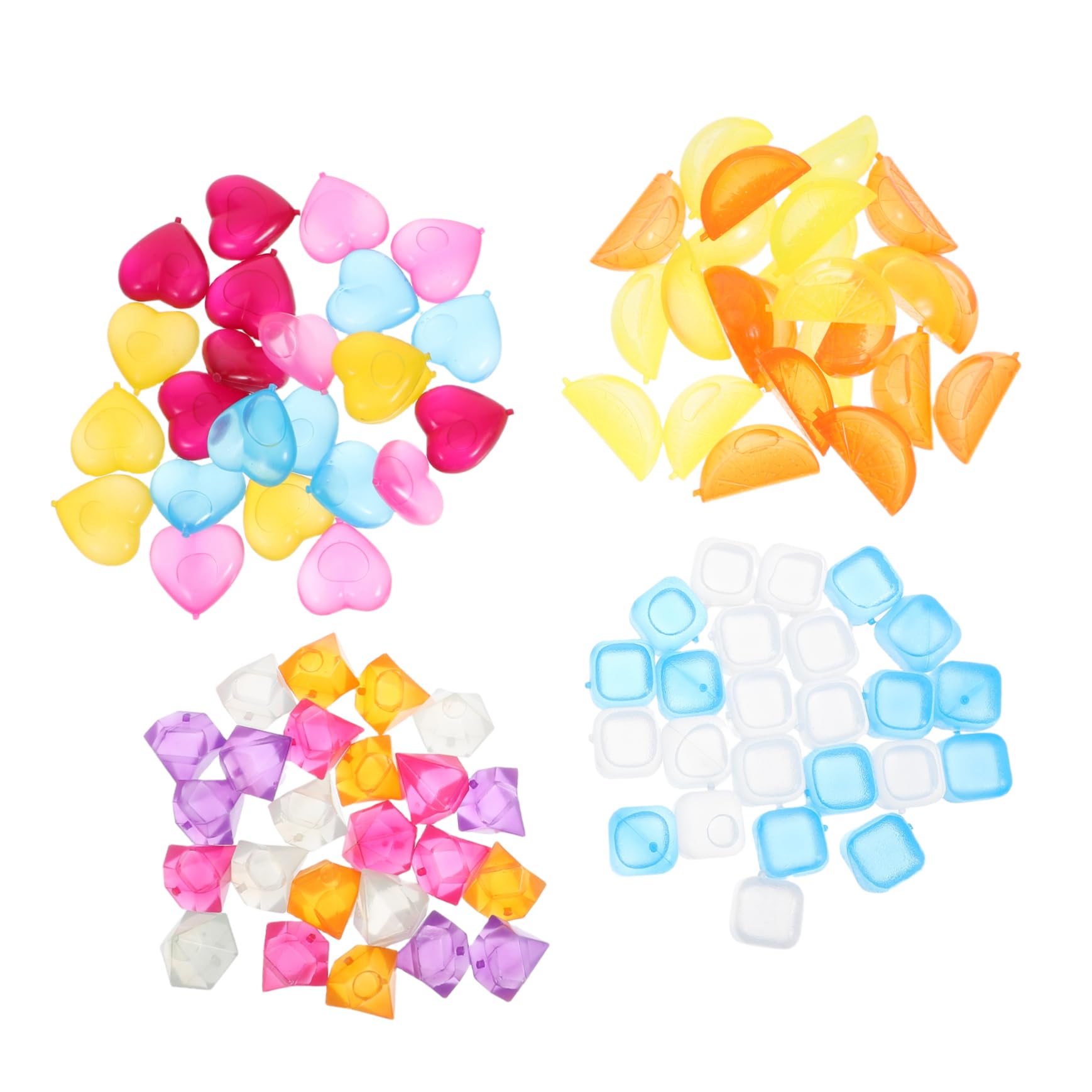 Piezas Cubitos Transparente Reutilizables Hielo 96 de Plástico