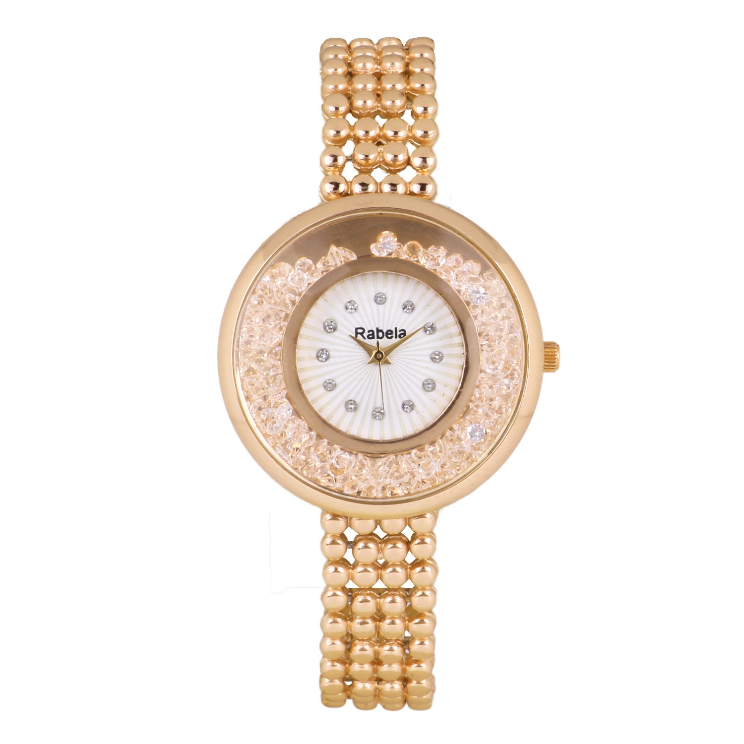 Rabela Womens Analogue White Dial Watch RAB-224 (B01N1Z7PT0) Amazon Price History, Amazon Price Tracker