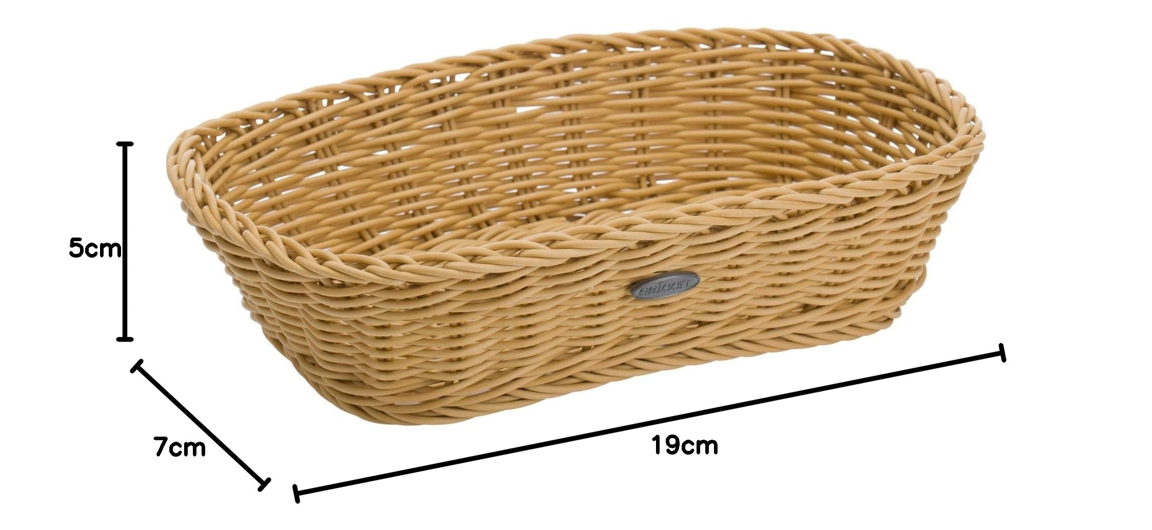 Westmark Cesta Multiuso in Fibra Sintetica, 26,5 x 19 x 7 cm, Beige Chiaro