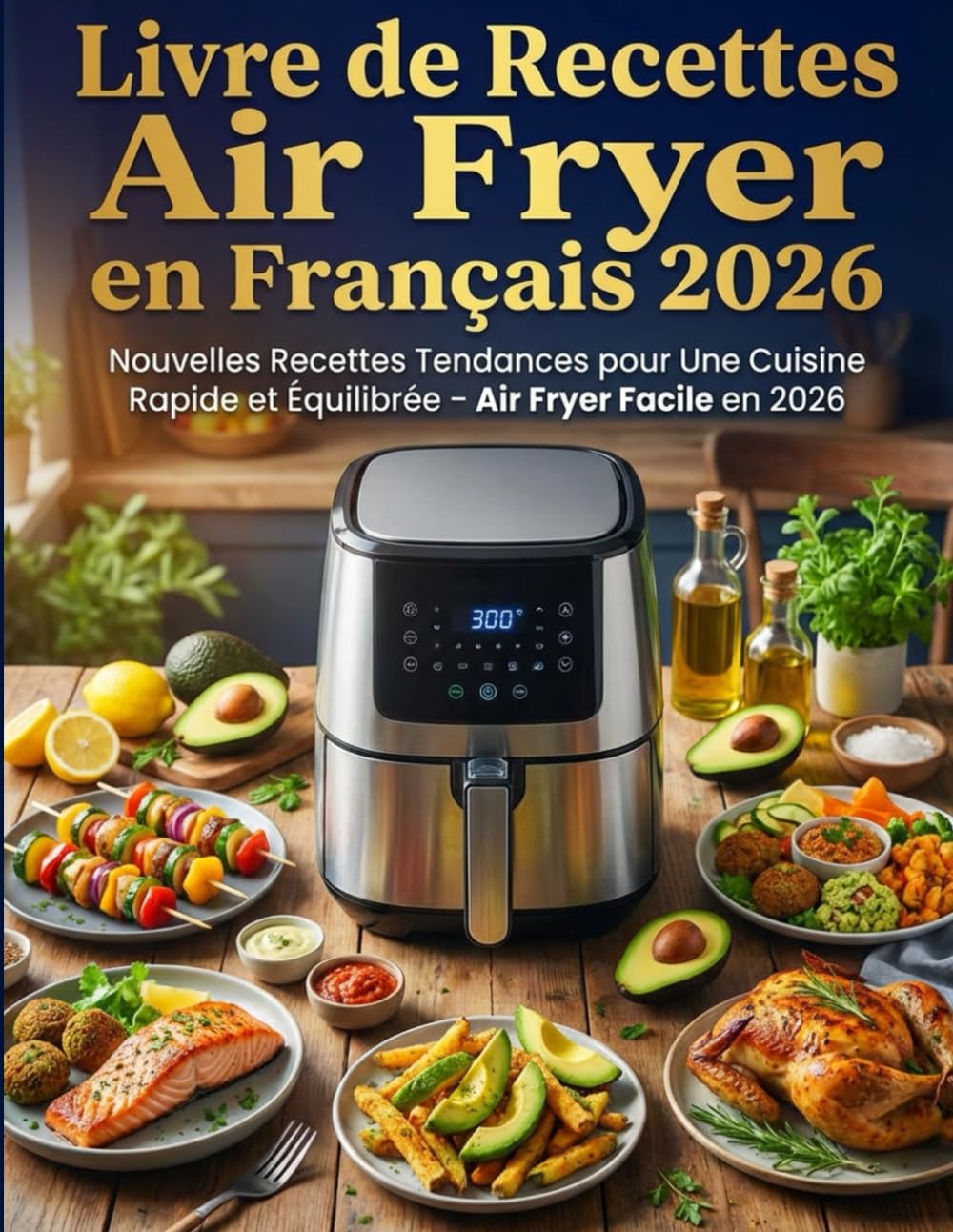 Livre de Recettes Air Fryer en Français 2026: Nouvelles Recettes Tendances pour Une Cuisine Rapide et Équilibrée – Air Fryer Facile en 2026