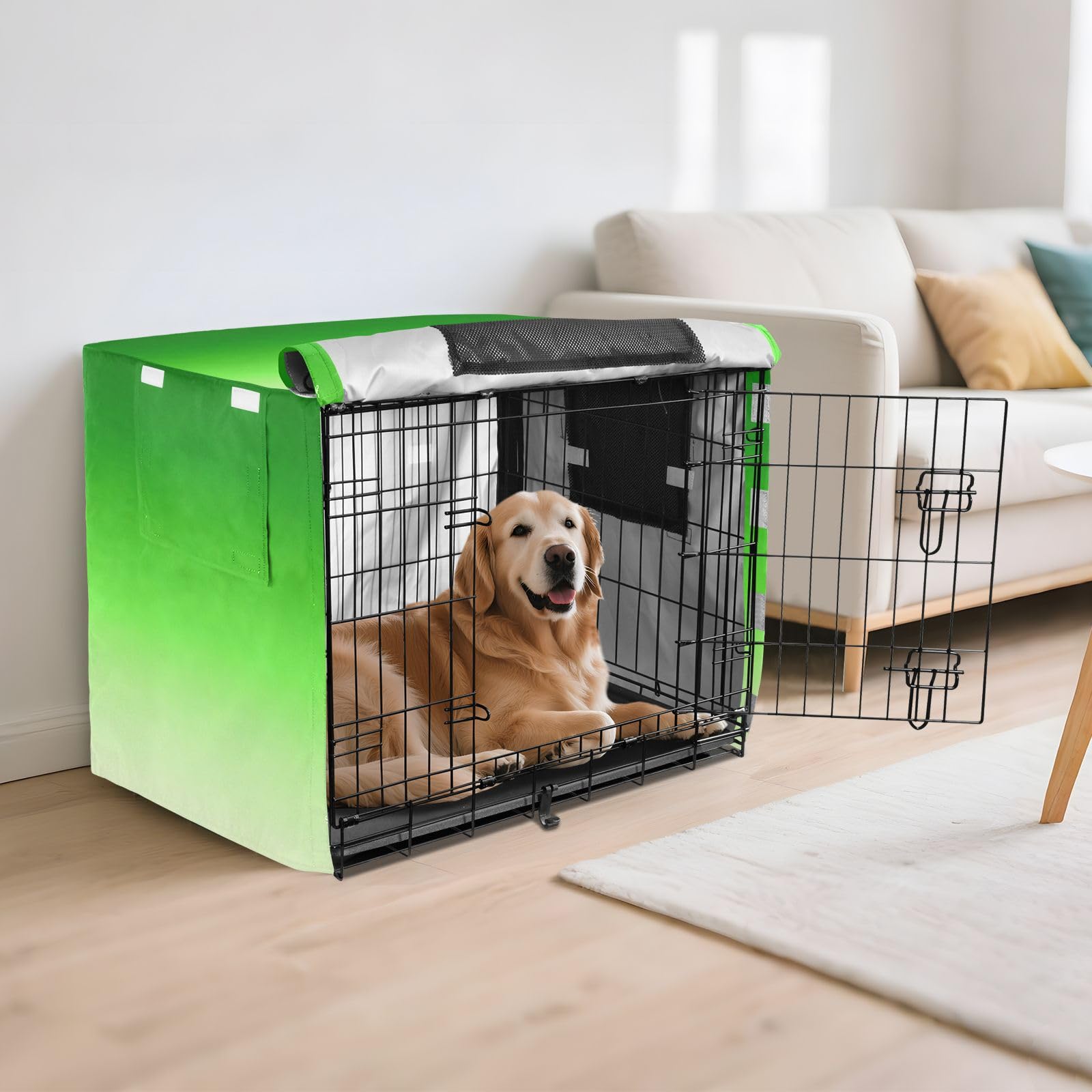Kistenabdeckungen für Hunde, Haustier-Sichtschutz, Rollos, 122 cm