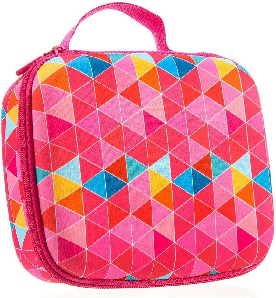 ZIPIT Polyester Colorz Big Pencil Case,Pencil Box,Makeup Box,Cosmetic Bag,Multipurpose Case/Kit/Pouch,Return Gifts and Storage Box - Pink