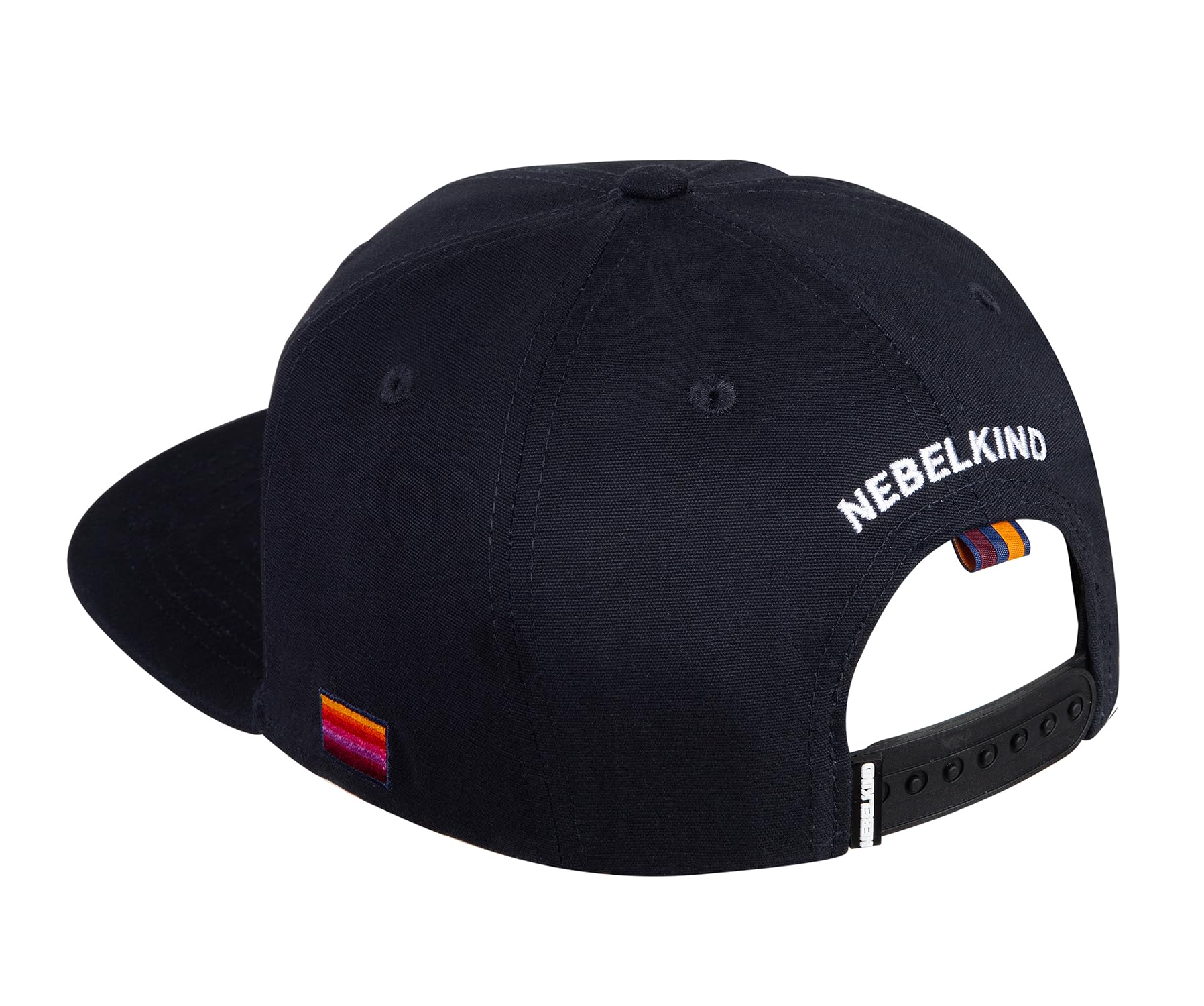 Nebelkind gorra Snapback para hombre y mujer, color azul oscuro, talla única, unisex, estilo callejero, visera recta, retro
