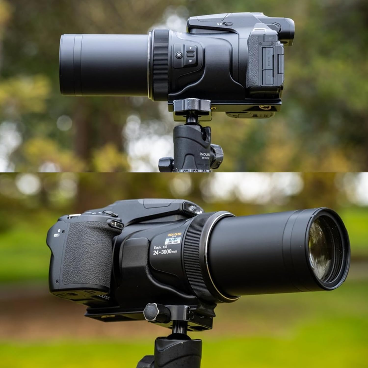 Plaque à dégagement rapide pour Nikon P1000/P1100, plaque de base étendue en PETG 3D, idéale pour les longs enregistrements de zoom, compatible avec le support de
