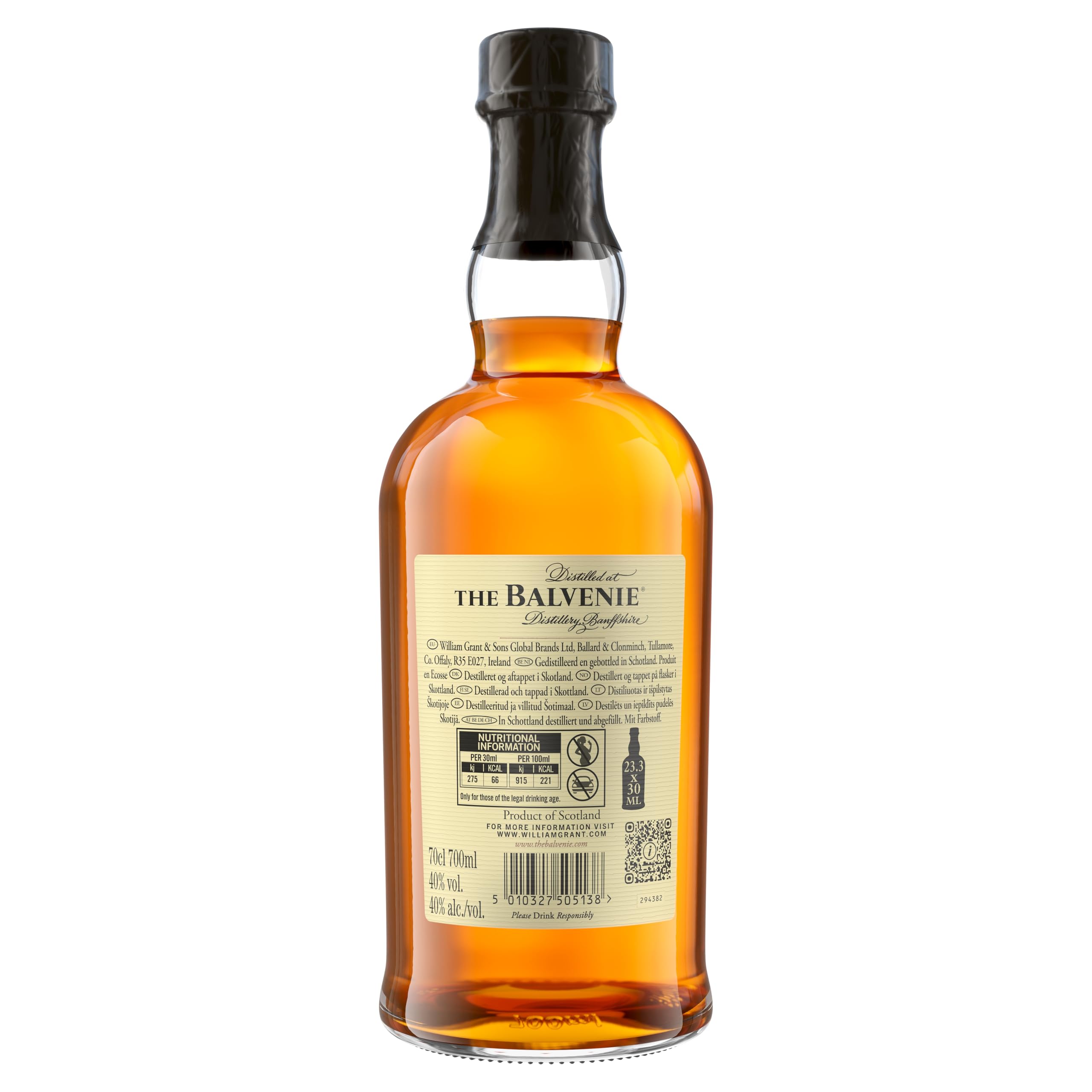 The Balvenie DoubleWood 12 Jahre Single Malt Scotch Whisky 70cl