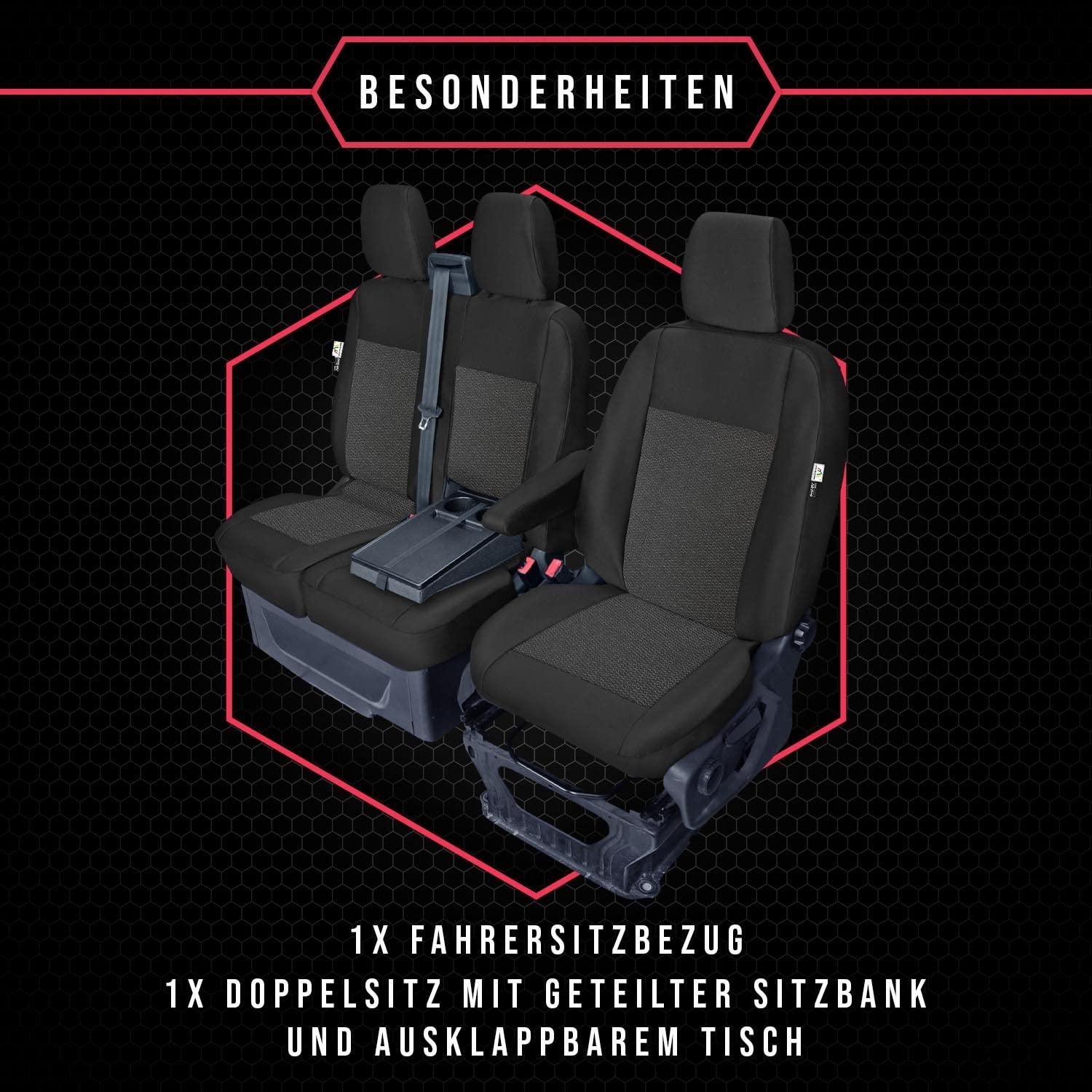 Sätesöverdrag biltillbehör bilstolsskydd för transportör 1 + 2 + 3 skyddsöverdrag sittskydd bilöverdrag sittplatsöverdrag 6 semillas