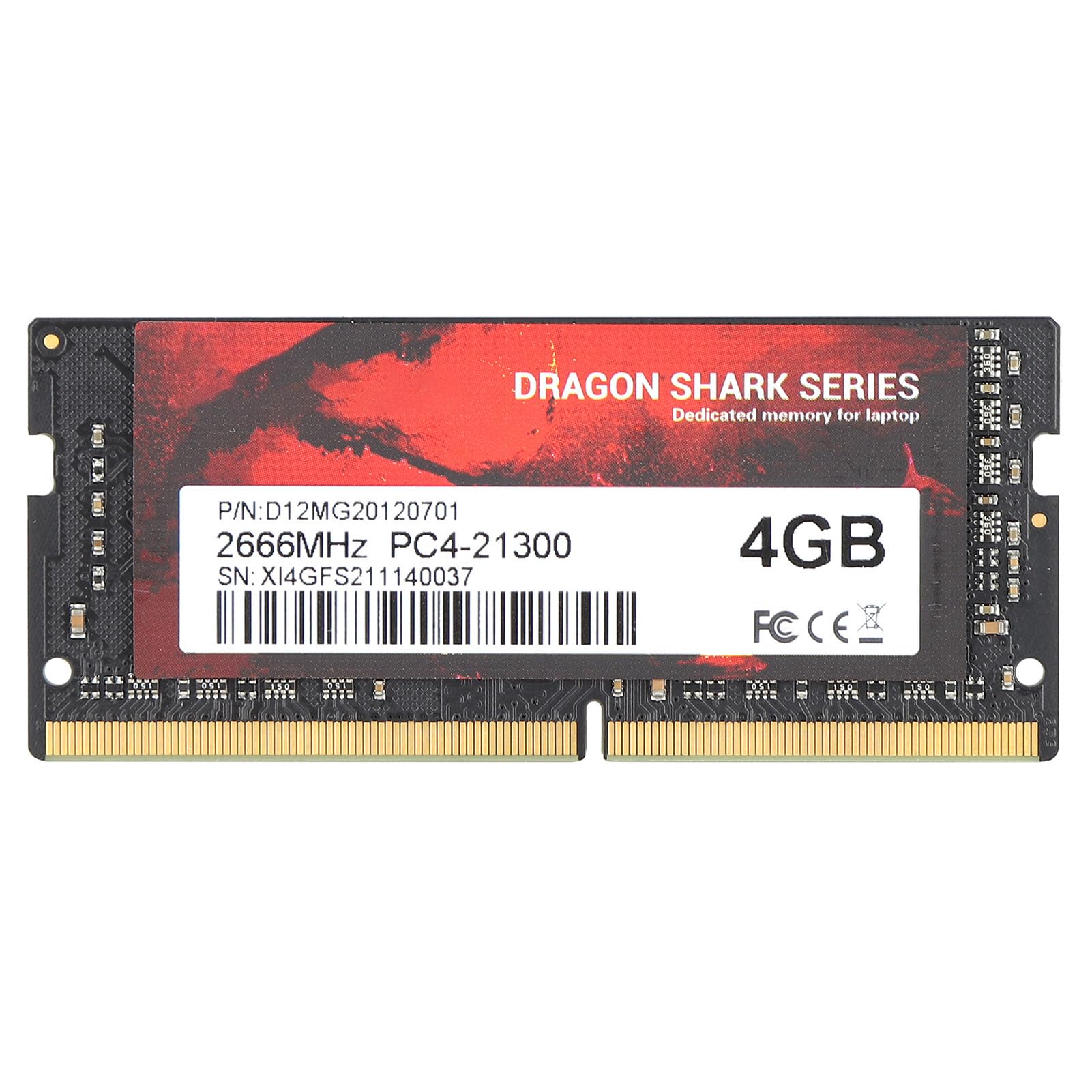 SIXRUN 16GB Laptop Memory PC4-21300, DDR4-2666MHz SODIMM (4GB)