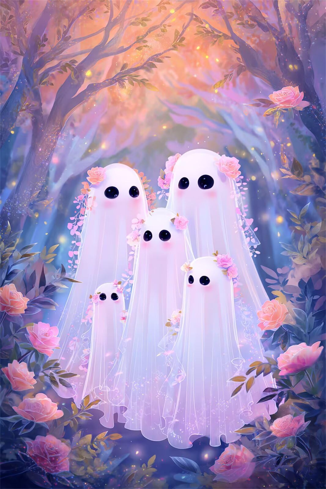 Puzzle 1200 Pezzi per Adulti Fantasma Fiori Gioco Educativo Divertimento Impossible Difficile Puzzle per Adulti 1200 Pezzi 75 x 50 cm