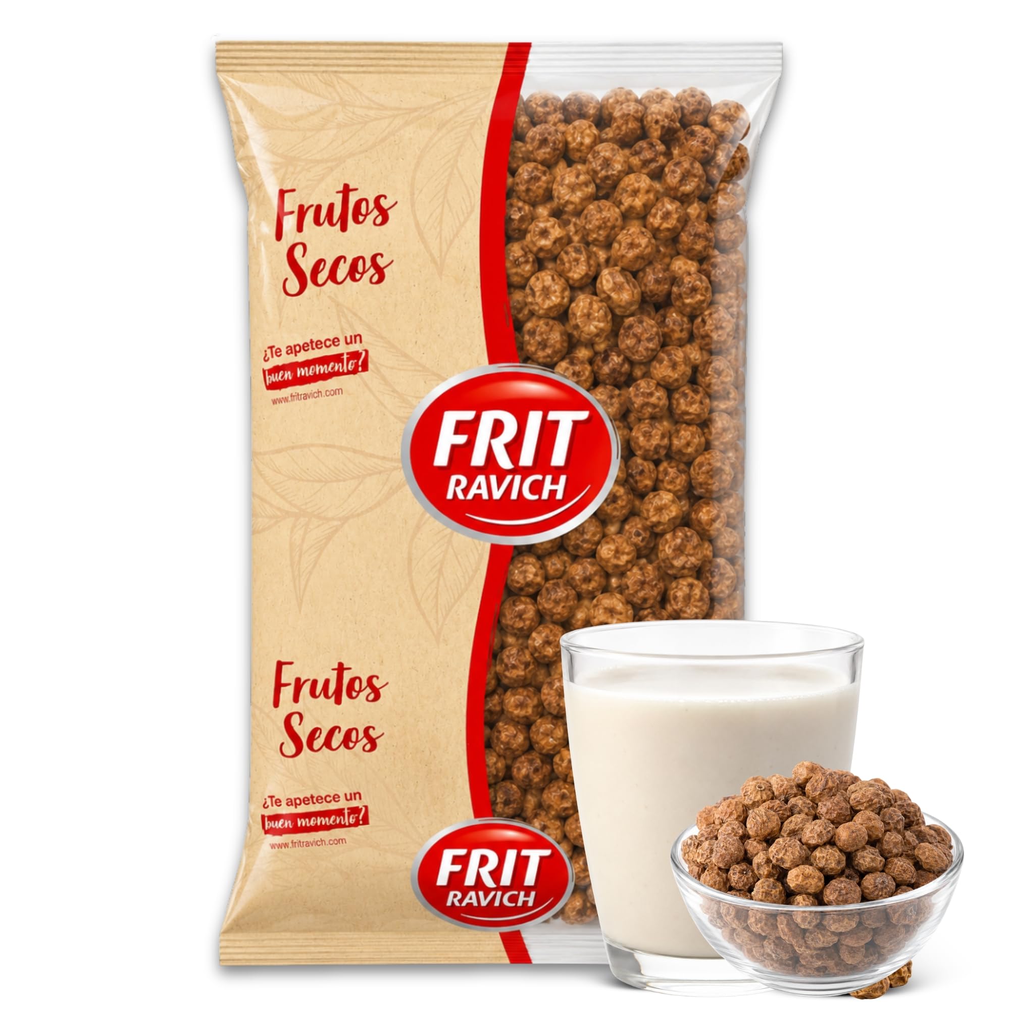 Chufas Grandes, Sin Gluten, Veganas, ricas en fibra, lo que contribuye a una buena digestión y ayuda a mantener un sistema digestivo saludable, Ideal Horchata Casera y Snacks, Contiene 1 bolsa de 1 Kg