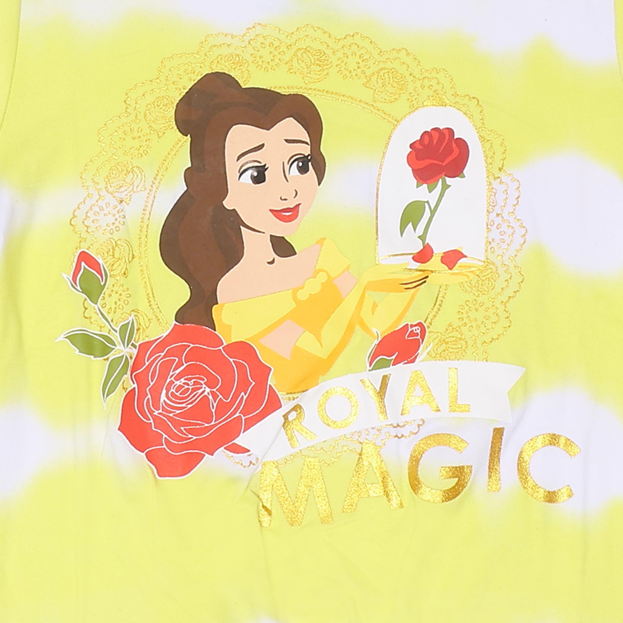 Disney T-shirt a maniche corte per bambine con principesse Minnie Mouse Lilo e Stitch per feste di compleanno