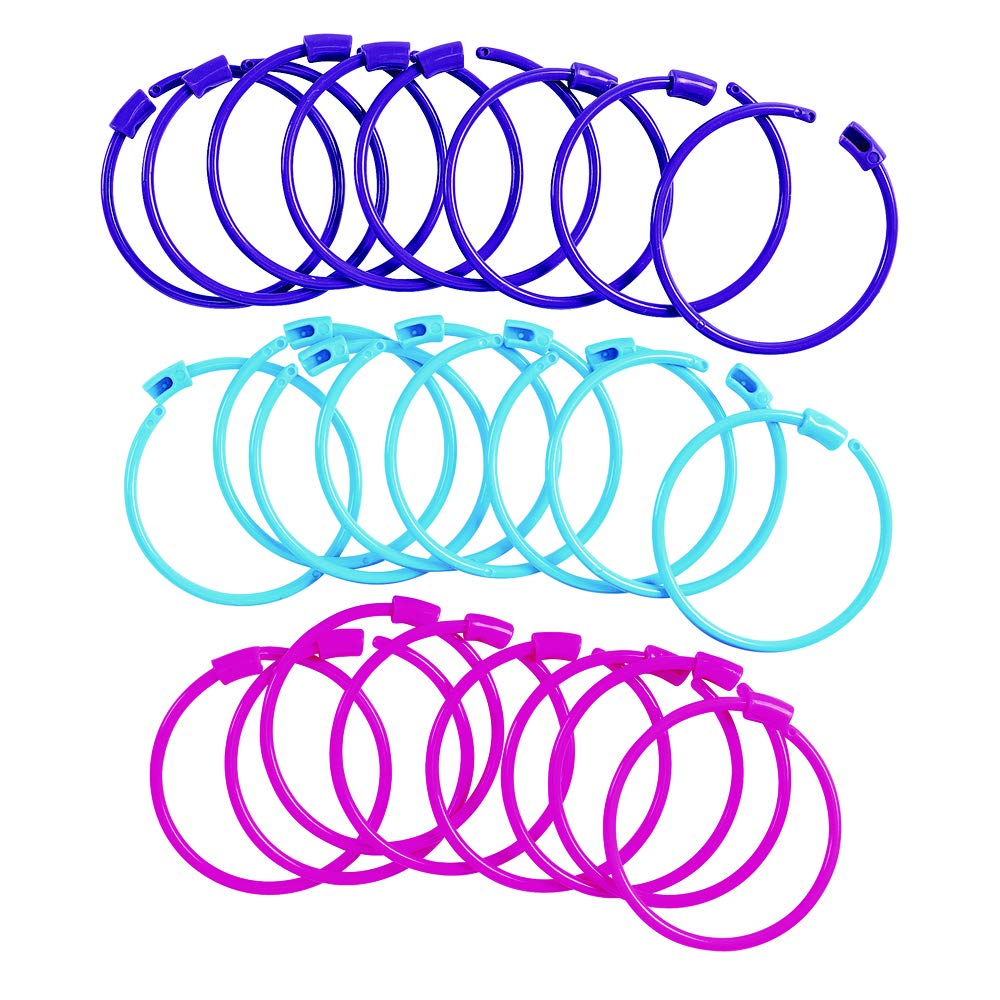 Colorations Pony Bead Bracelets for Kids, Set of 24, 3