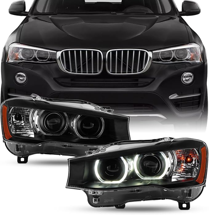 Amazon.com: AKKON - Fits 2015-2018 BMW X3 / X4 [Halogen Type] Projector ...