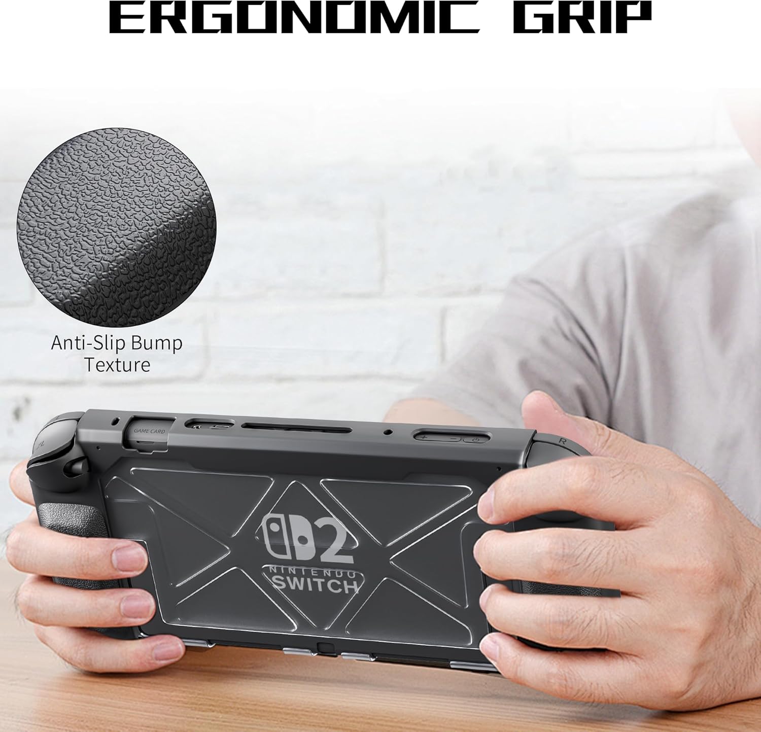 Dockable Case for Nintendo Switch 2 (2025), FANPL Protective Grip Cover for Switch 2 and JoyCon Controller - STYL Mecha - Image 4