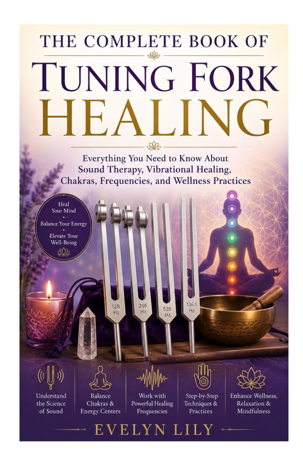 The Complete Book of Tuning Fork Healing: Everything You Need to Know About Sound Therapy, Vibrational Healing, Chakras, Frequencies, and Wellness Practices