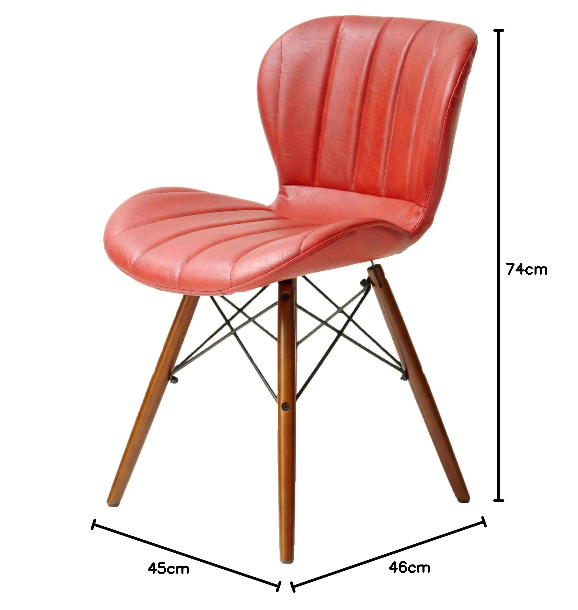 ガルト(Gart) ダイニングチェア イエロー 幅46×奥行45×高さ74cm ラプレ ダイニングチェア イエロー ガルト(Gart) 幅46×奥行45×高さ74cm ラプレ