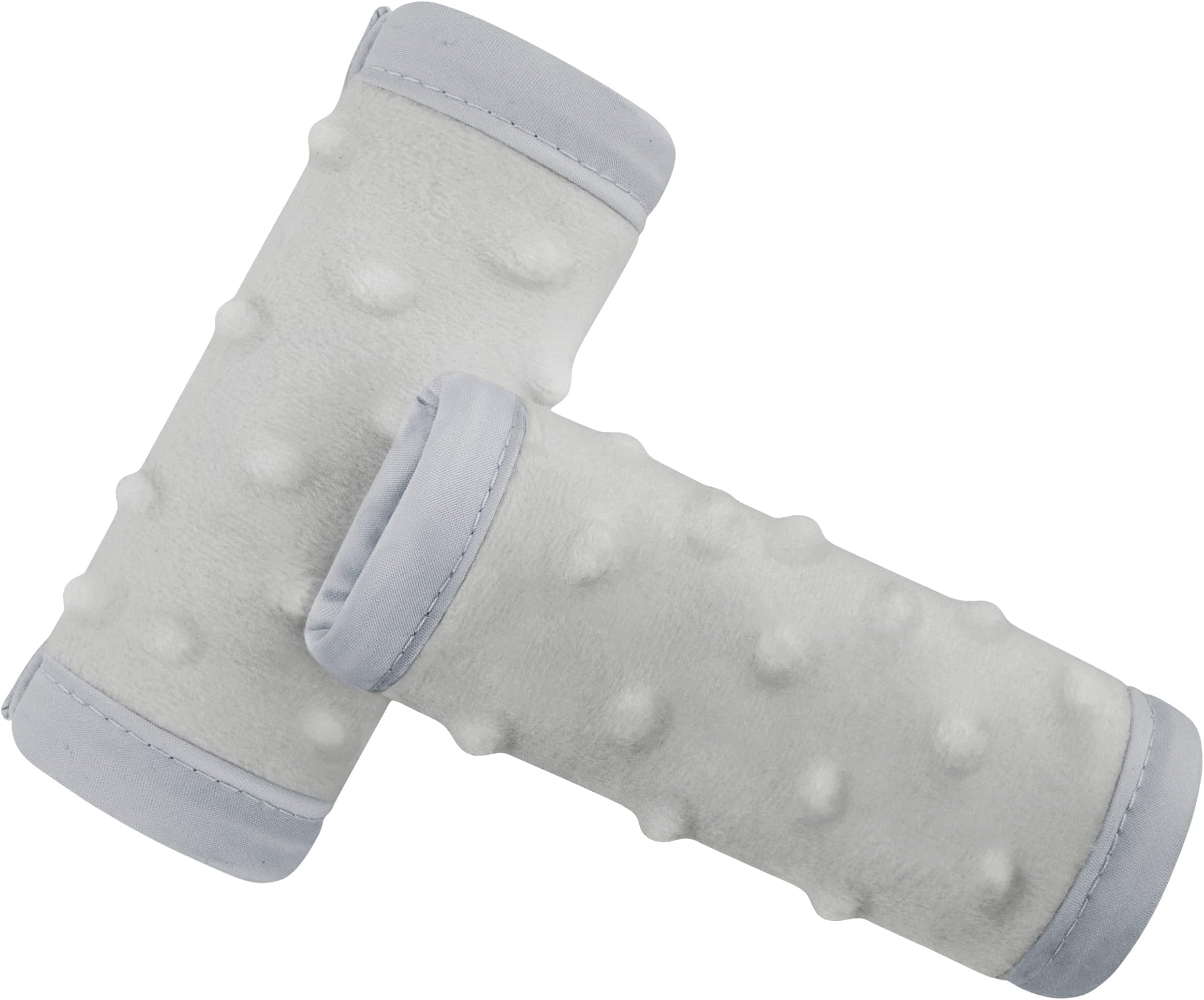 Pro Goleem Car Seat Strap Covers for Babies Unisex Soft Car Seat Strap Shoulder Pads for All Car Seats, Stroller, Pushcar, Small Size Designed for Newborn Gray