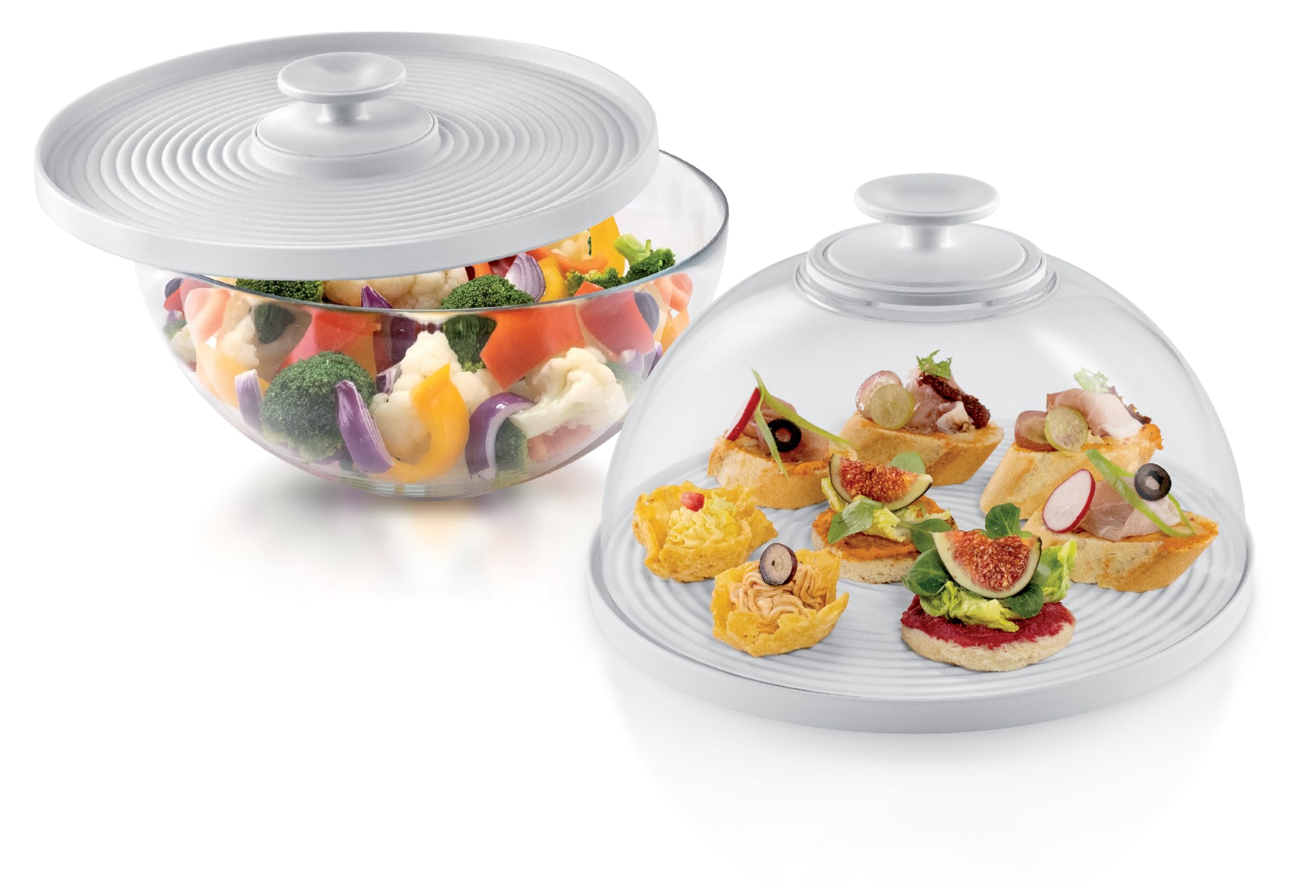 Tescoma Cúpula/cuenco de cristal con tapa DELÍCIA ø 28 cm