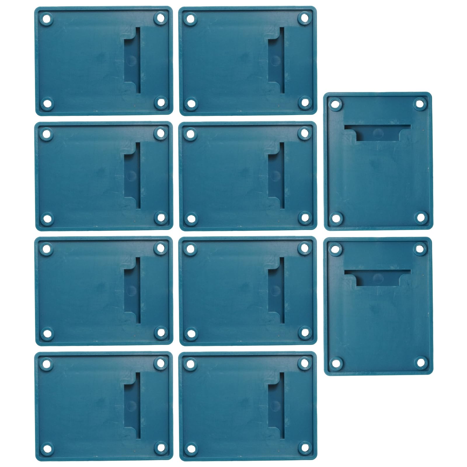 Hoypeyfiy 10 Pack Tools Drill Mount Holder, Holder Dock Hanger with 40 Screws, Replacement for Ma-Kita 14.4V-18V Cordless Tools - Image 2