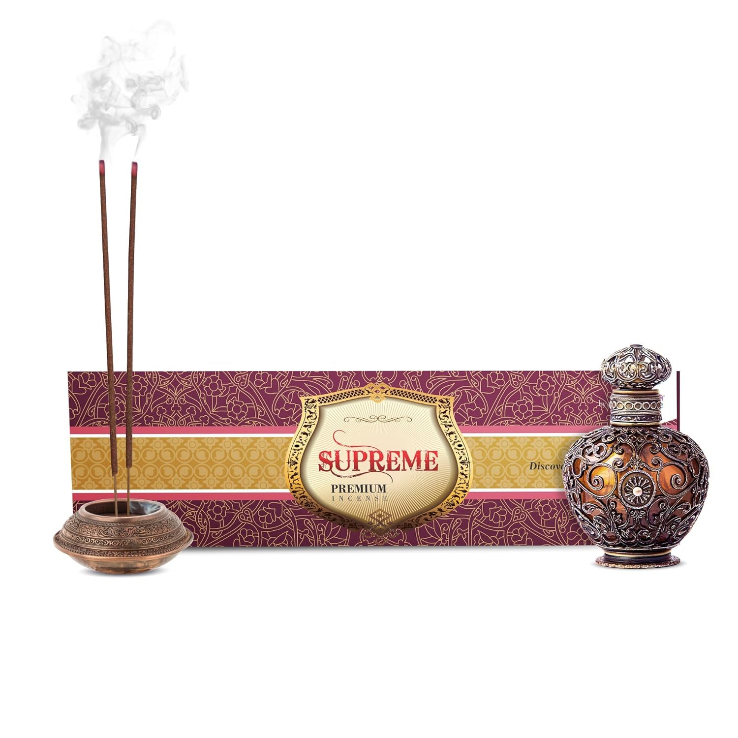 Supreme Incense Sticks, 9 Inch | Lasts Upto 30 Mins per Stick