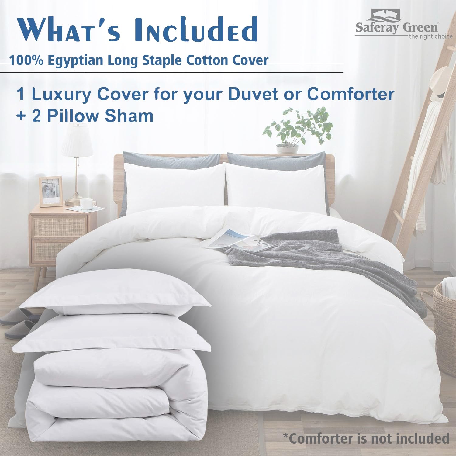 Sanracie Cotton Oversized King Bedspread (128"x120"), Olive Green Waffle Weave Quilt - View #9