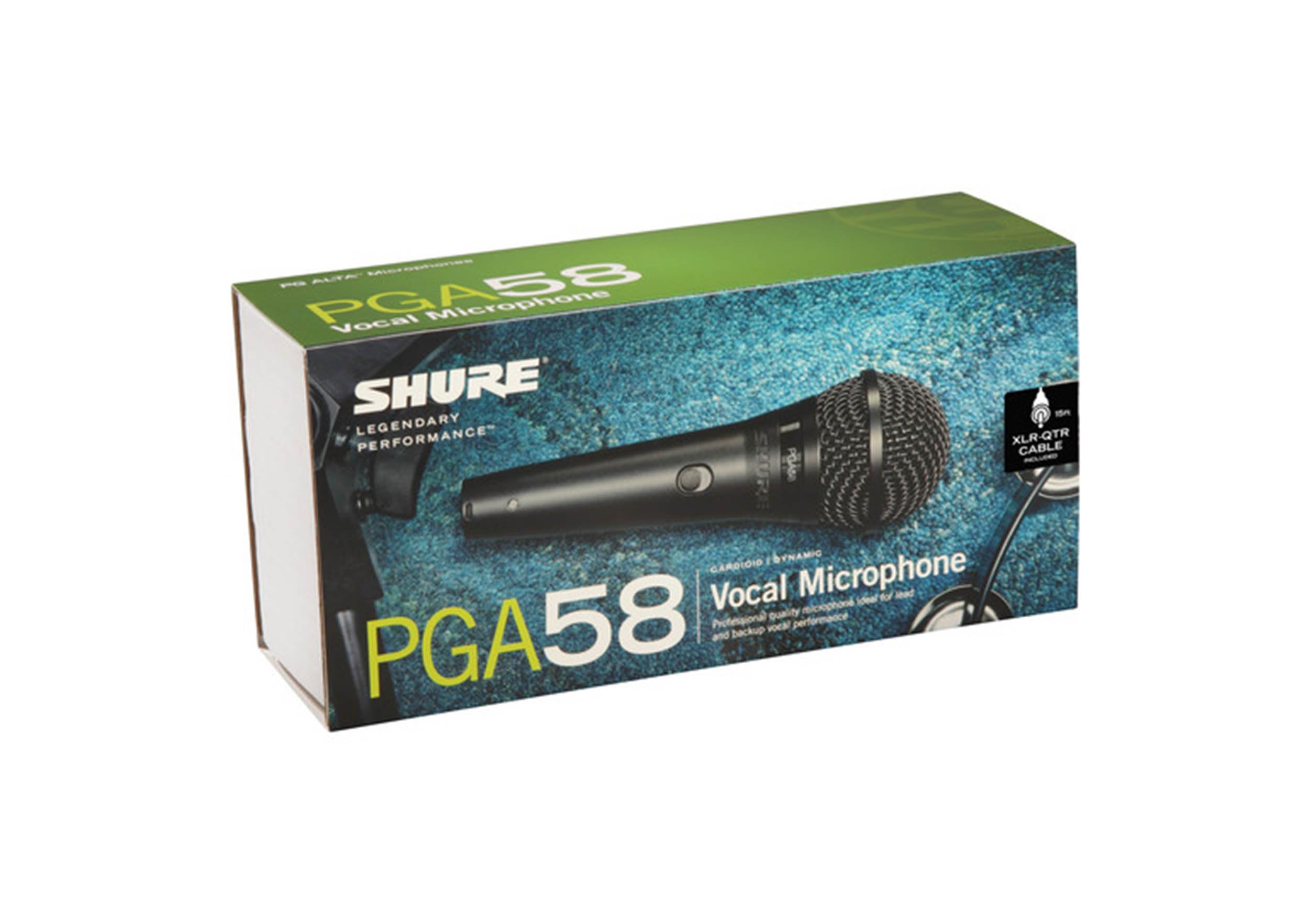 SHURE PGA58-QTR ダイナミック ボーカルマイクロフォン
