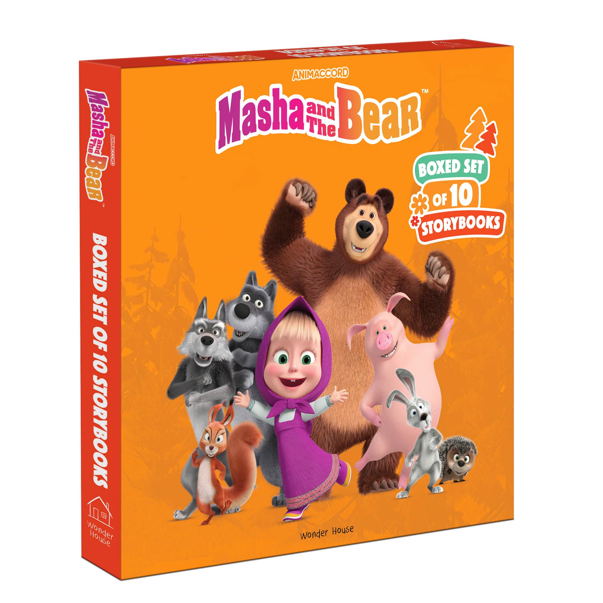 Masha and The Bear Story Books (Set of 10 Story Books)
