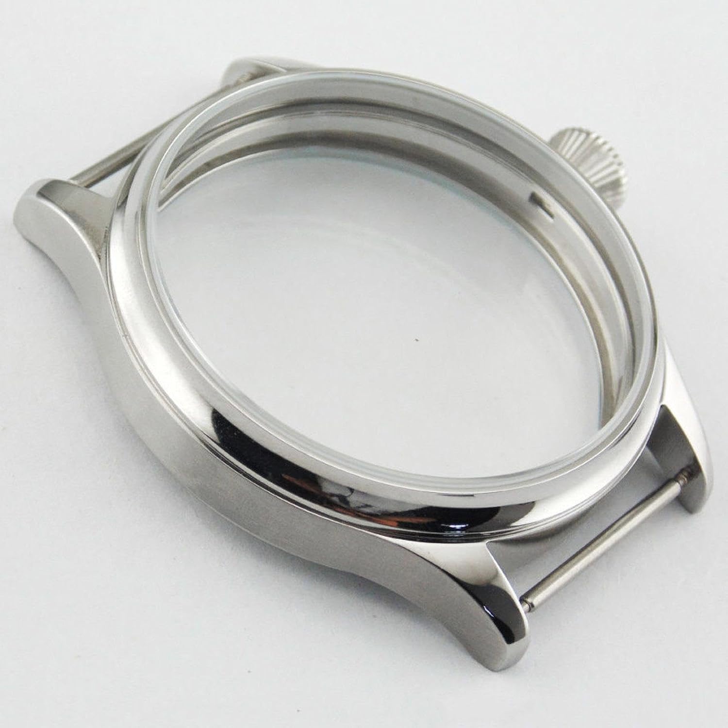 44mm Watch Case with Mineral Glass for ETA 6497, for Seagull ST3621