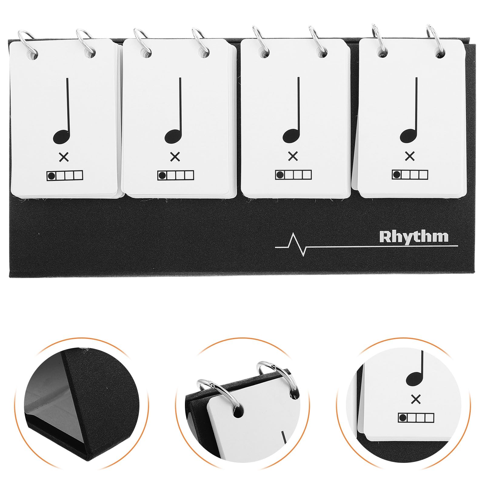 Rhythmus Lernkarten und Musiklese Karteikarten Multifunktionale Übungskarten für Musikunterricht für Schüler zum Noten und Rhythmustraining