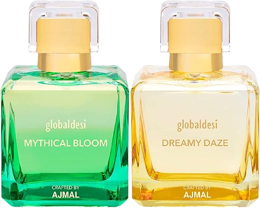 Global Mythical Bloom & Dreamy Daze Pack of 2 Eau De Parfum 50ML for Women Crafted by Ajmal