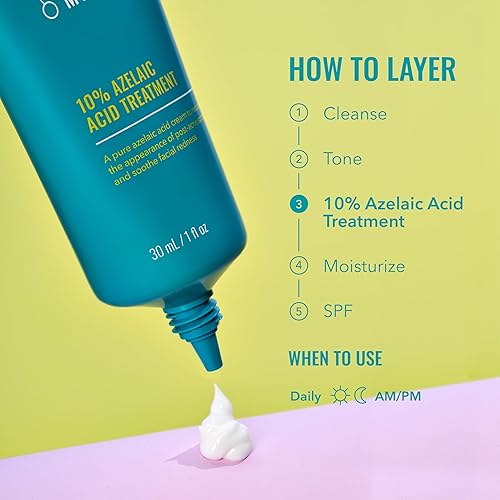 Miniatura 7 de Good Molecules Tratamiento de 10% de ácido azelaico para la cara  Fórmula calmante para el enrojecimiento facial y el tono desigual  Ilumina las