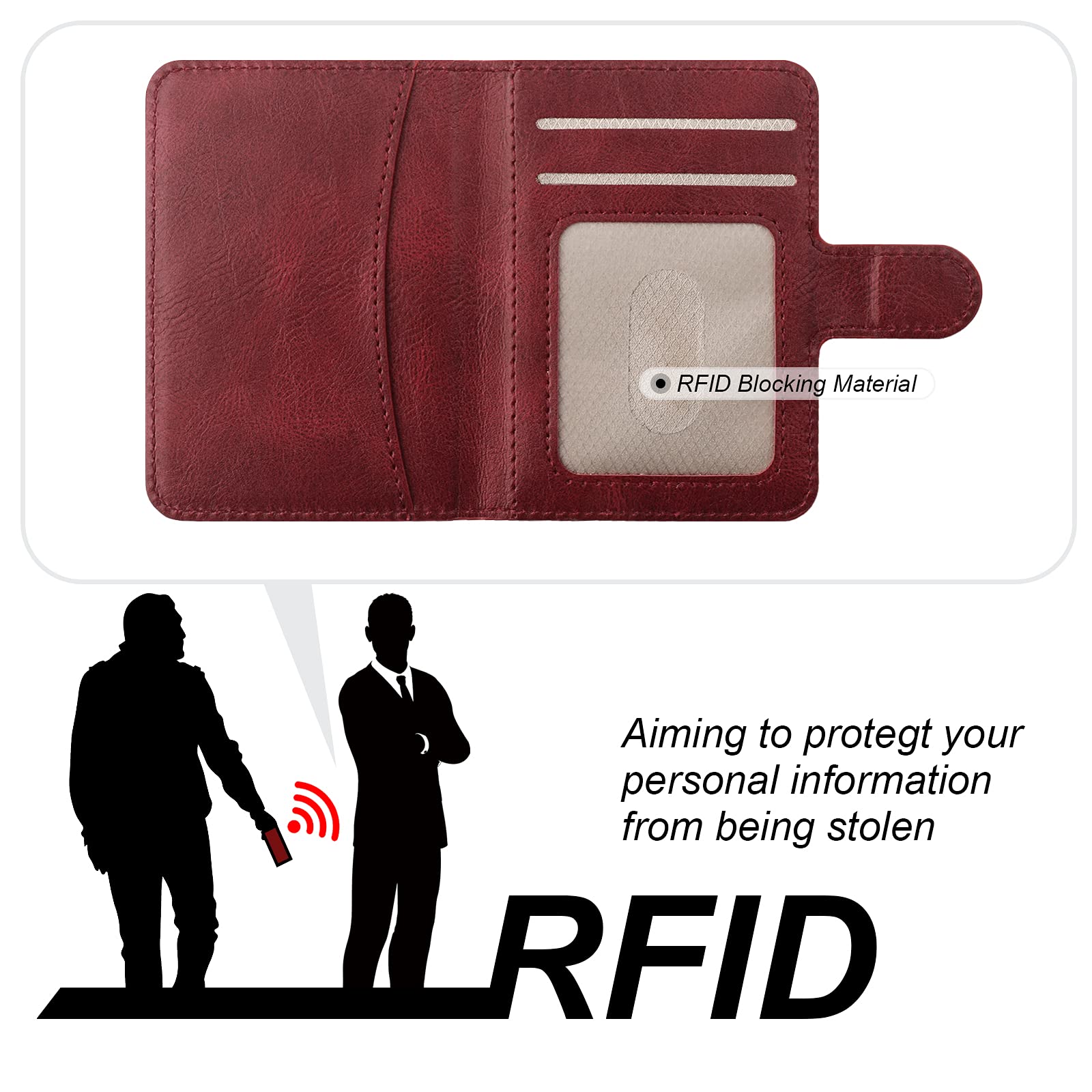 Aazon.co: Bocasal for iPhone 16 Pro ax Wallet Case Copatible with agSafe Wireless Charging