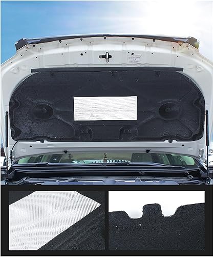 Miniatura 3 de Almohadilla de algodón con aislamiento acústico del motor del capó delantero de espuma insonorizada compatible con Toyota Prado 2010-2017 2018-2020