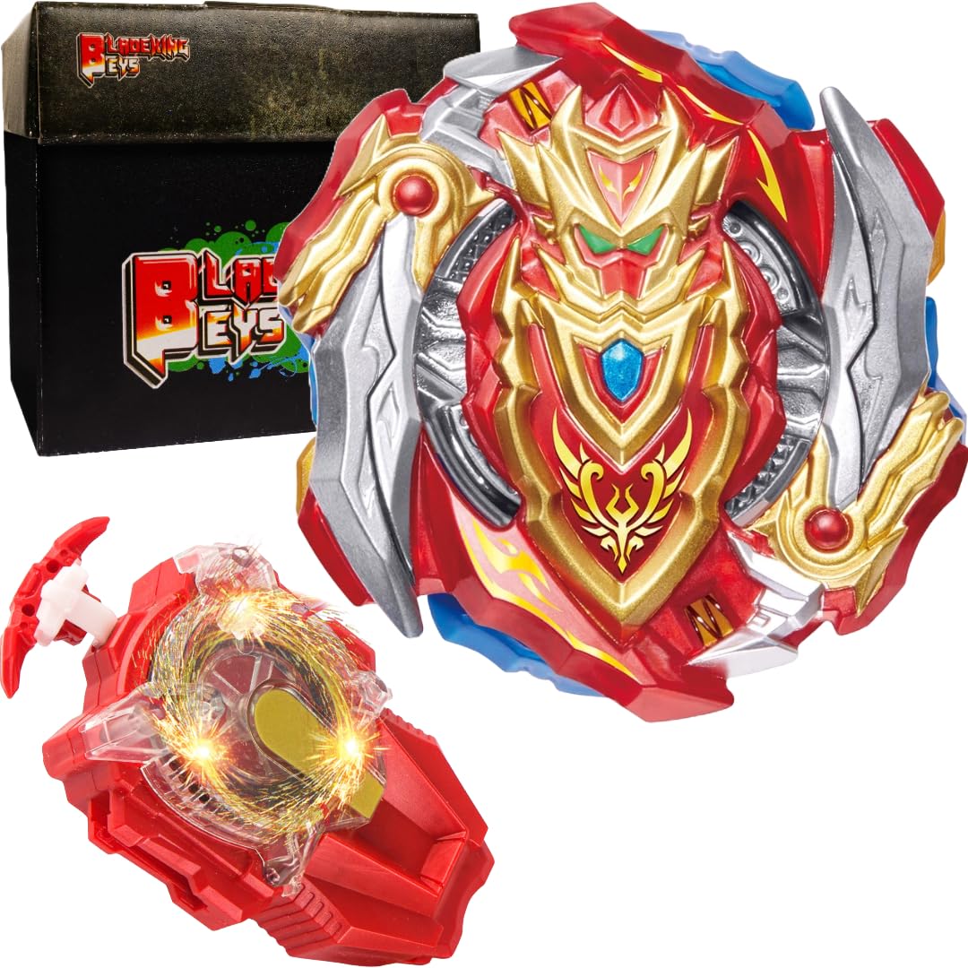 BLADEKING BEYS Sparking Launcher Kit- B129 Cho-Z Achiless 0 Dimension + Sparking Launcher + Toy Box